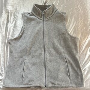 Gray Fleece Vest